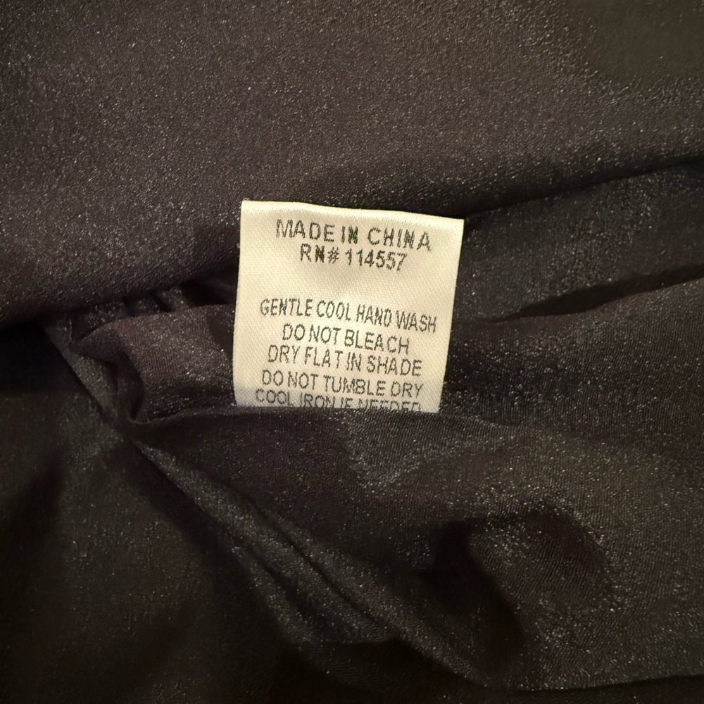 THML Black Blouse with Tassel Accents - Picture 5 of 6